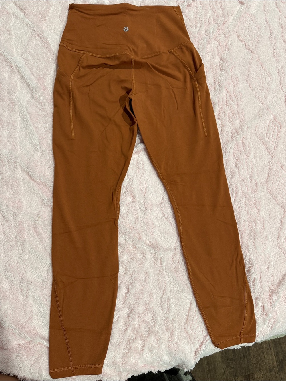 lululemon athletica Kids Rust Orange High-Rise Leggings